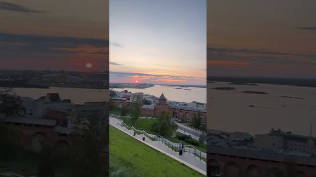 Нижний Новгород называют столицей закатов, закат