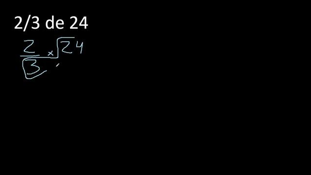 2/3 de 24 , fraccion de un numero , parte de un numero смотреть онлайн