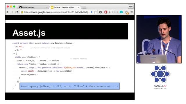 Petr Bela - Relay-like REST-friendly Immutable-based data lib lightning talk at react-europe 2015 смотреть онлайн