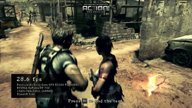 Resident Evil 5 Gold Edition on Geforce GT 730 2GB 128 BIT смотреть онлайн
