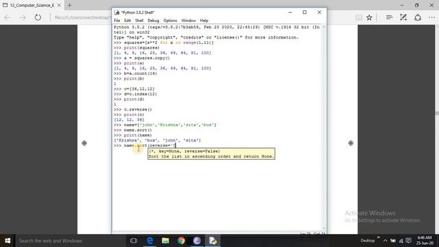 12th Computer Science - Chapter 9 - Lists, Tuples, Sets and Dictionaries(part - 2) смотреть онлайн