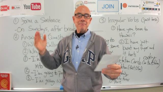 Cooking & Irregular Verbs | Mark Kulek ESL | #582 - Live Stream English Class смотреть онлайн