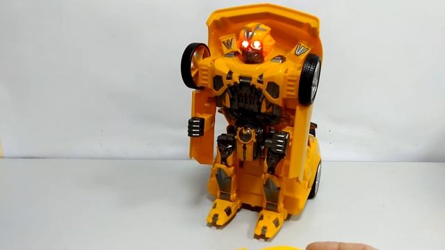 Трансформер РУ Bamblbee, машина - робот. Звук, свет. смотреть онлайн