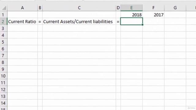 Calculating current ratio & working capital ratio in Excel | IVA works смотреть онлайн