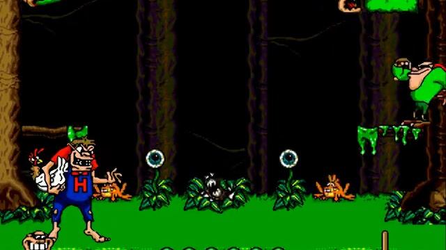 Прохождение Boogerman: A Pick And Flick Adventure - Вонючее болото босс Тупица