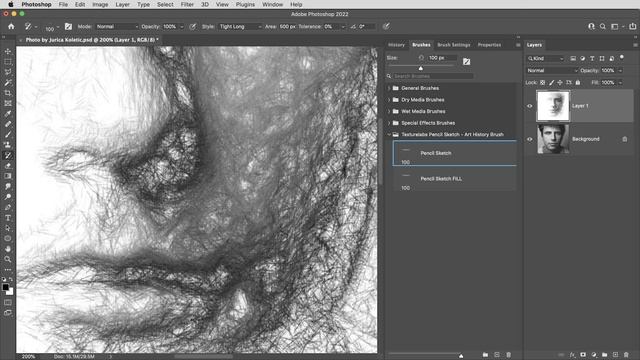 Ultra-realistic sketches in SECONDS! (Photoshop Tutorial) смотреть онлайн