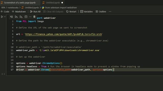 Dynamic screenshots with selenium web automation framework using Open AI ChatGPT Python code смотреть онлайн