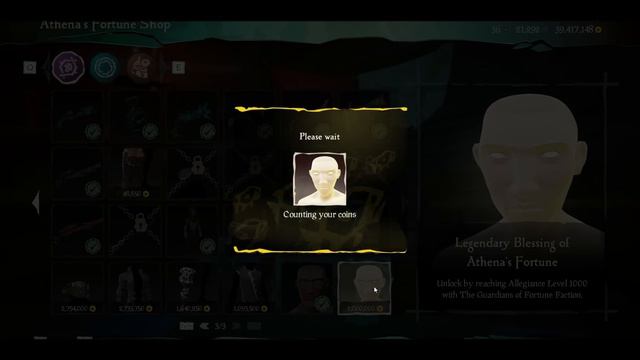 🔥🔥 | |  Got The Legendary Blessing Of | |  Athena's Fortune Seaofthieves | |  🔥🔥#showcase