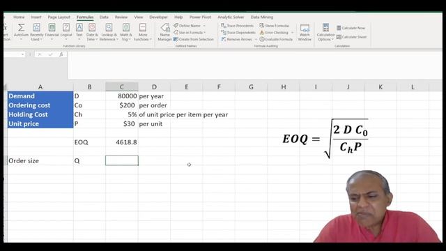 2. EOQ with solver смотреть онлайн