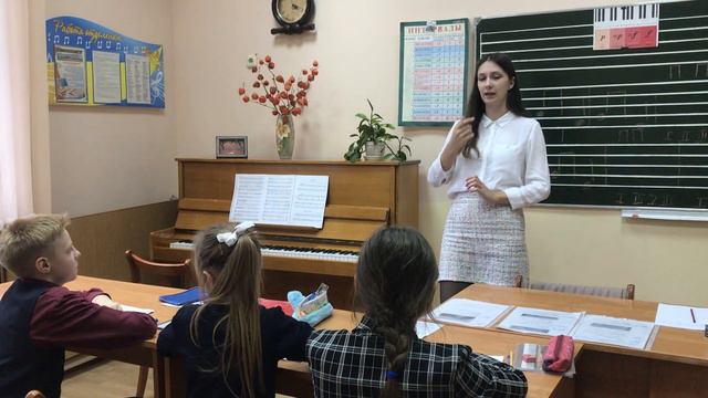 Открытый урок по сольфеджио номер 1 смотреть онлайн