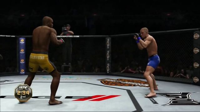 UFC 3 Anderson SIlva vs George St-Pierre - Super-Fight (PS3/XBOX 360) Gameplay смотреть онлайн