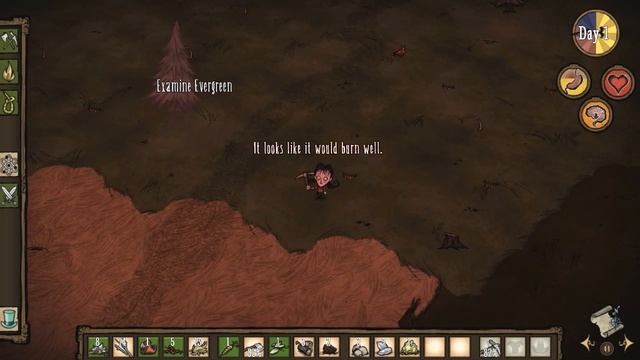Don't Starve обучение, Элис Борщева. Как начать играть, как развести костер. #1 смотреть онлайн