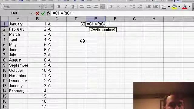 Excel - Extending a Series of Letters in Excel such as A, B, C, ... - Episode 647 смотреть онлайн