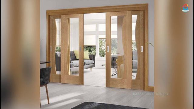 Sliding Door Design Ideas 2022 | Modern Sliding Wooden Door Ideas | Sliding Room Divider Designs смотреть онлайн