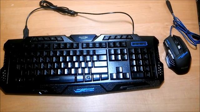Видеообзор отличный комплект игровая клавиатура + мышь Darshion M300 Купить на AliExpress. US $25.5 смотреть онлайн