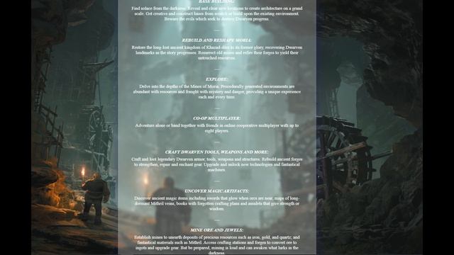 Return to Moria : Survival RPG game! What we know so far. смотреть онлайн