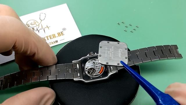 Cartier Santos 1567 | Fully Serviced | Watch Repair | Quartz Watch | The Watch Doctor