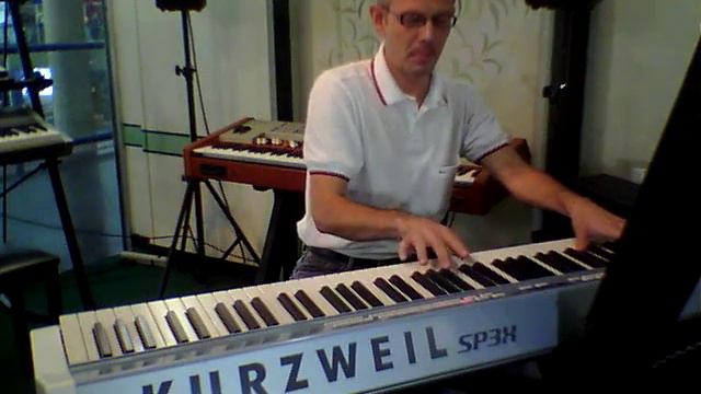 KURZWEIL SP3X piano sound 1 (with Zoom Q3) смотреть онлайн