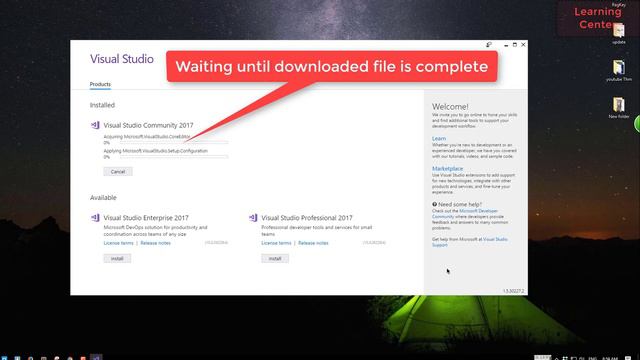 How to Download and install Visual Studio 2017 on Windows 7/8.1/10 ? [ Community Edition ] смотреть онлайн