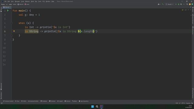 Introduction of "is" keyword in Kotlin. смотреть онлайн