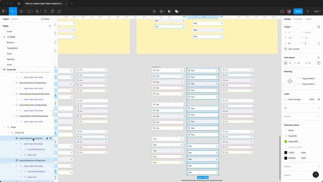 Figma - How to Create Input Field Variants with Base Component - 2/2 смотреть онлайн