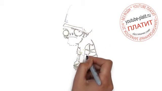 Как быстро нарисовать plants vs zombies garden warfare смотреть онлайн