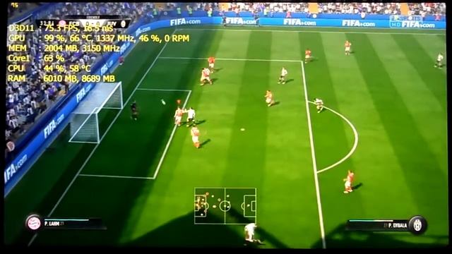 FIFA 17 - GTX 750 Ti 2GB - i7 920 - 1440p Test смотреть онлайн