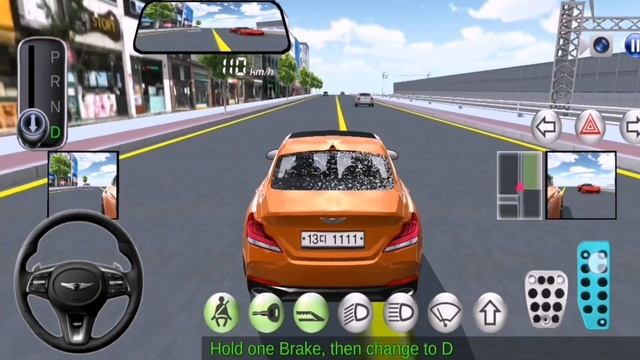 SUV Orange KIA K9 Car Funny Driving In New City Around - 3D Driving Class - Android IOS Gameplay смотреть онлайн