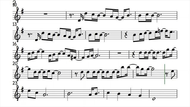 Clouds by David Gates Flute Violin Sheet Music Backing Track Play Along Partitura смотреть онлайн