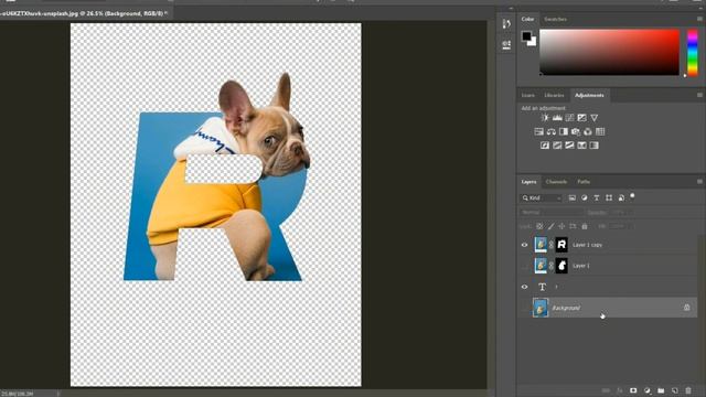 Adobe Photoshop How to Make Letter Portrait смотреть онлайн
