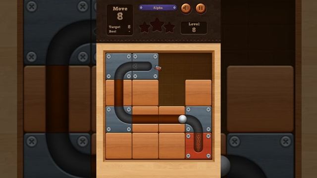 Roll the Ball Alpha Level 8 (Classic - Basic A) - Lösung Solution Walkthrough смотреть онлайн