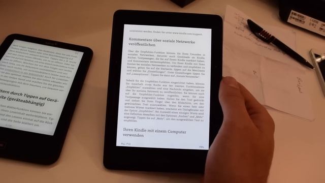 Kindle Voyage + Tolino Vision 2 im Vergleich смотреть онлайн