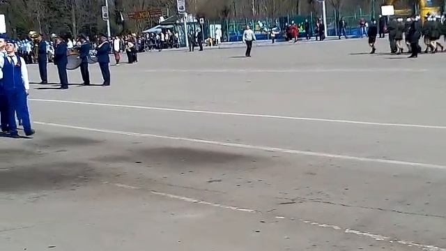 Парад Юно армейцев на площади Ленина|г.Энгельс 2017г. смотреть онлайн