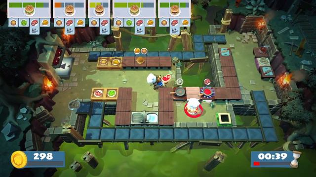 A Grandma Has Fallen Into The River In Lego City|Overcooked 2 смотреть онлайн