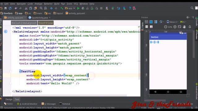 UNDERSTAND HELLO WORLD PROGRAM-JAVA ACTIVITY & XML FILES IN ANDROID. смотреть онлайн