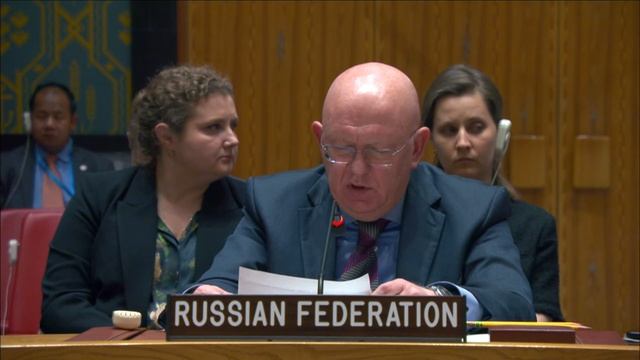 EoV By Amb.Nebenzia After UNSC Vote On A Draft Resolution On Safety Of Navigation In The Red Sea