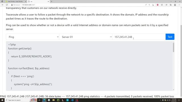 Looking Glass HackTheBox | Command Injection смотреть онлайн
