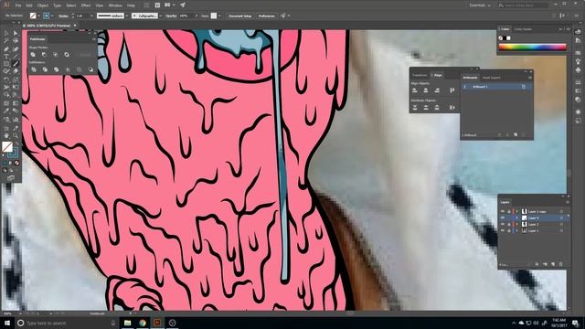 Speed Art Grime Edit / Zombie Edit - Ai Tutorial смотреть онлайн