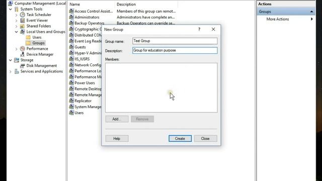 How to create a group and add user to group Windows 10 смотреть онлайн