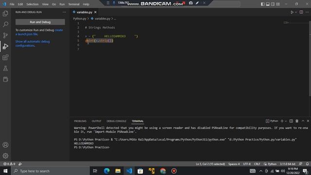 Python String Methods | String Methods | Code with Miko смотреть онлайн
