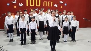 Хор Детской музыкальной школы с.Касумкент С.Стальского района. Песня  _Дагестан