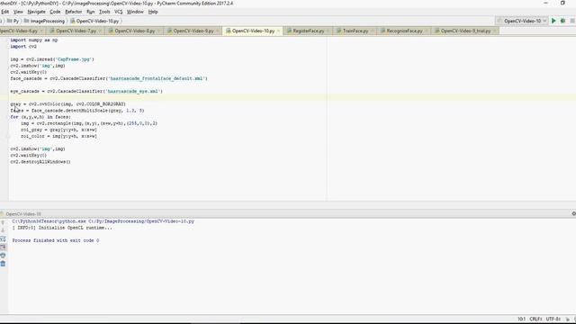 OpenCV - Face & Eyes Detection -Do it yourself- part -10 смотреть онлайн