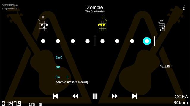 Zombie - ukulele cover with easy tutorial from real live uke group! UkeTok Online Ukulele Club смотреть онлайн