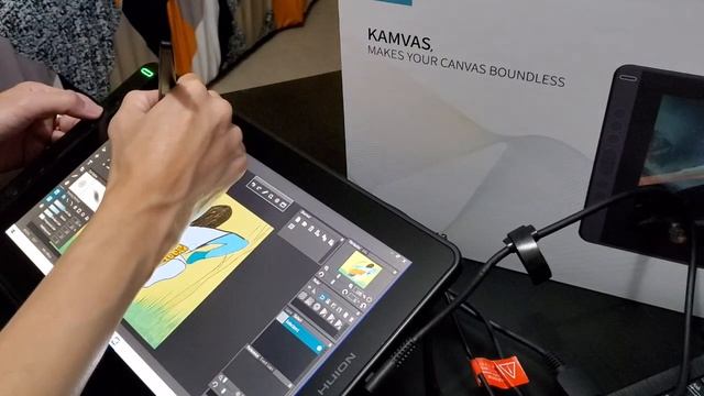 Hurion Kamvas 13 drawing pad смотреть онлайн