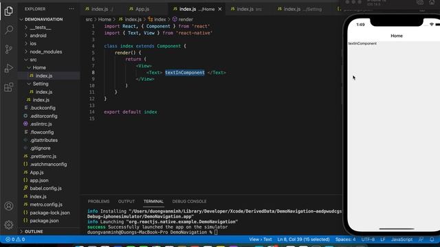 React NavigationPassing parameters to routes for React Native apps (Class component) EP.3 смотреть онлайн