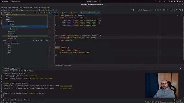 Markee Markdown - md editor in React and Quill.js (live coding layout and persistence) смотреть онлайн