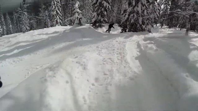 Шерегеш 2021, поклонный крест и спуск от него смотреть онлайн