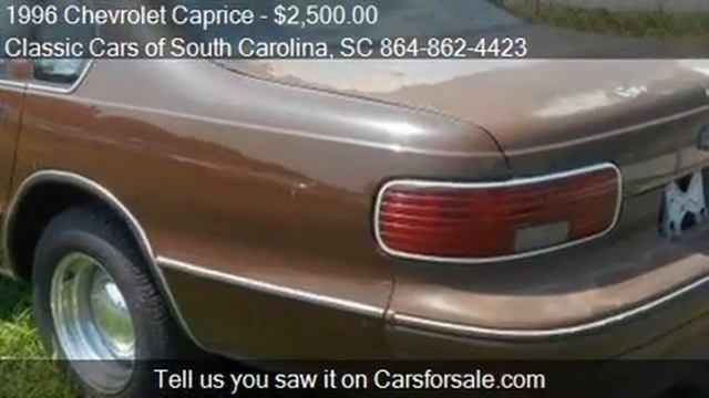 1996 Chevrolet Caprice for sale in Gray Court, SC 29645 at t смотреть онлайн