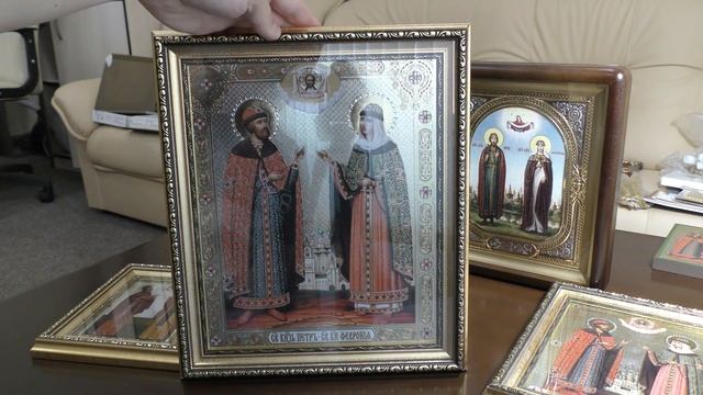 Икона Петра и Февронии г. Муром Свято-Троицкий монастырь смотреть онлайн