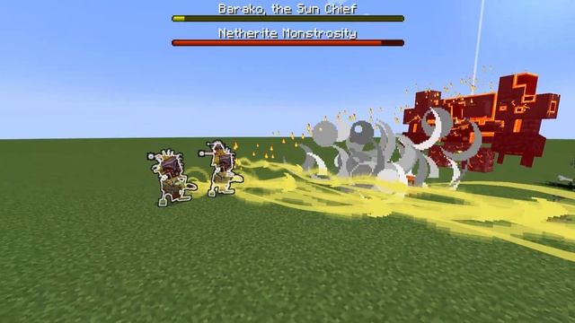 Barako The Sun Chief(Mowzie's Mobs) Vs L_Ender's Cataclysm Bosses - Minecraft Mob Battle смотреть онлайн